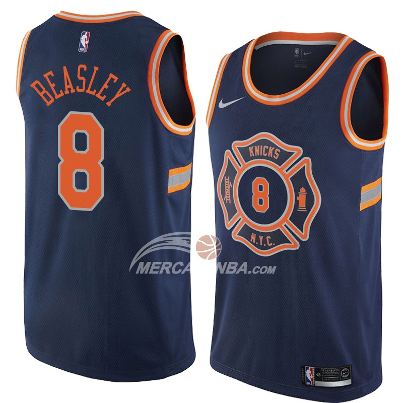Maglia New York Knicks Michael Beasley Citta 2018 Blu